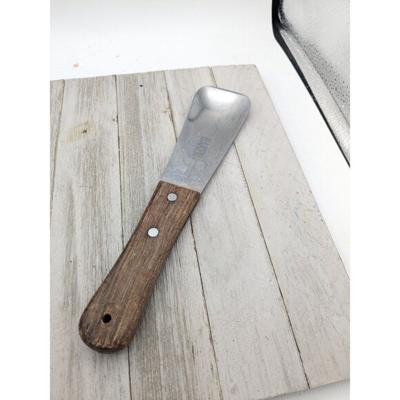 Vintage Vernco #1 Stainless Steel Ice Cream Spade Scoop Wood Handle 9 1/2" Japan - Picture 1 of 8